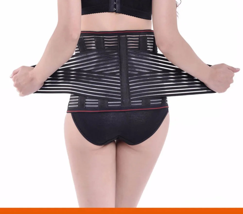 Lower Back Brace Lumbar Corset, Breathable High-Elastic Waist Belt