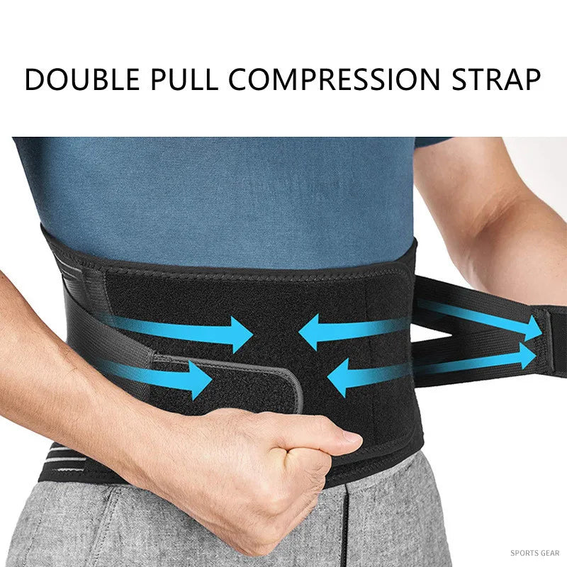 Double-Pull Lumbar Support Belt