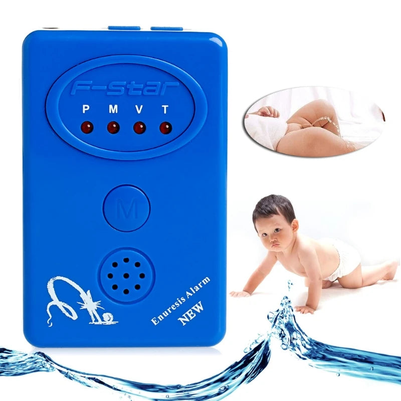 Bedwetting Alarm with Sensor and Clamp