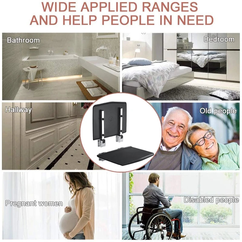 Folding Wall-Mounted Shower Chair