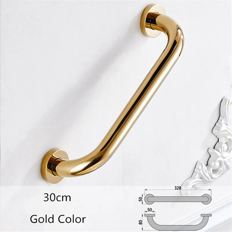 Copper Bathroom Grab Bar, 30–50 cm