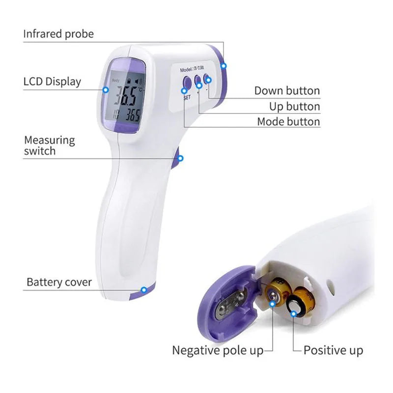 Non-Contact Infrared Forehead Thermometer