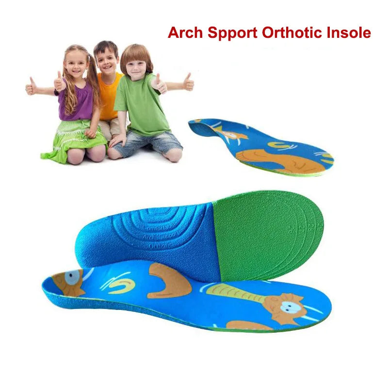 Children’s Arch Support Insoles with Animal Prints