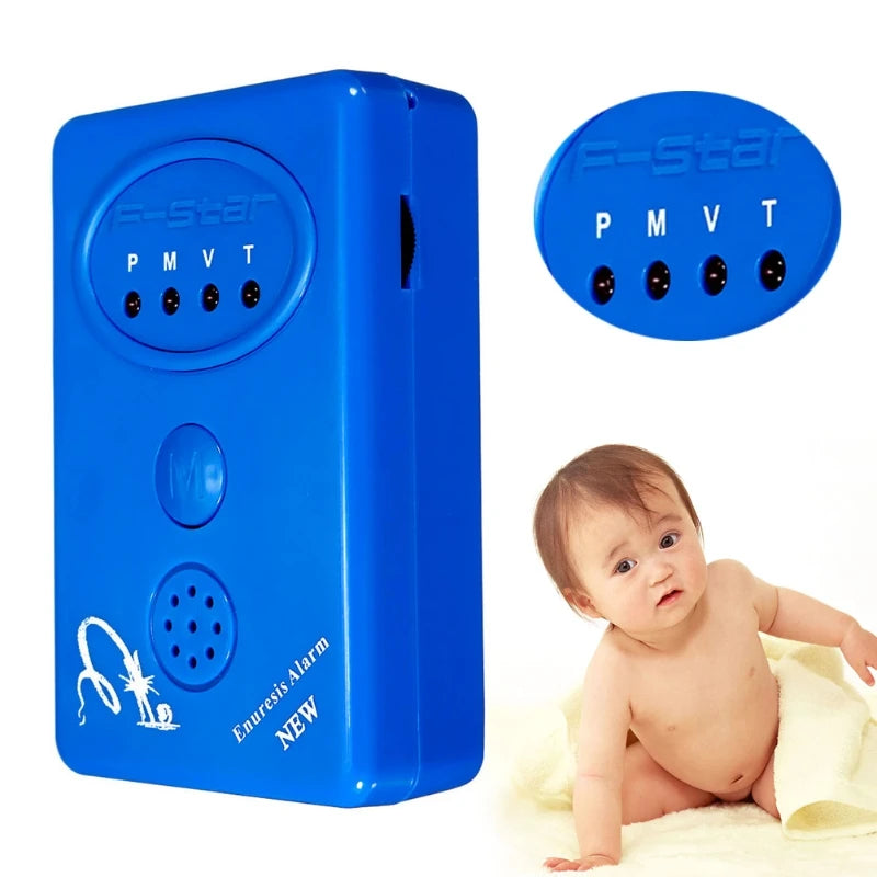 Bedwetting Alarm with Sensor and Clamp