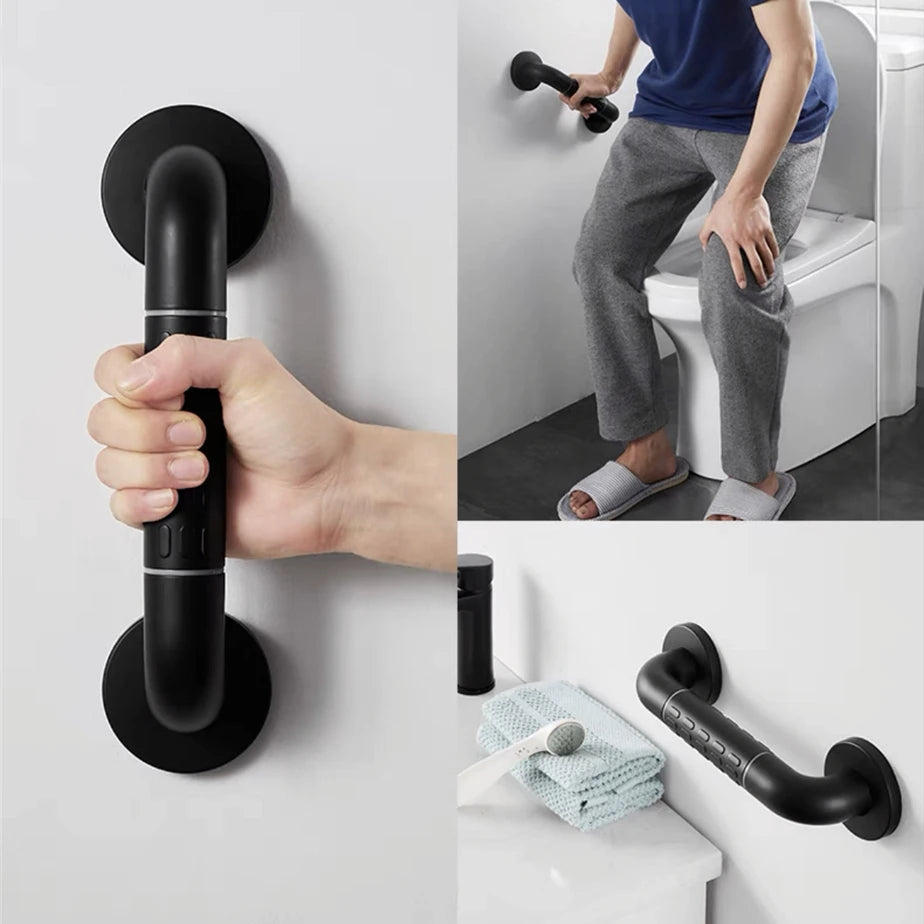 Stainless Steel Bathroom Handrail with Non-Slip Handle