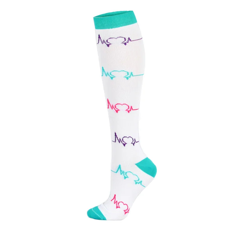 Crew-Length Compression Socks for Hiking and Running