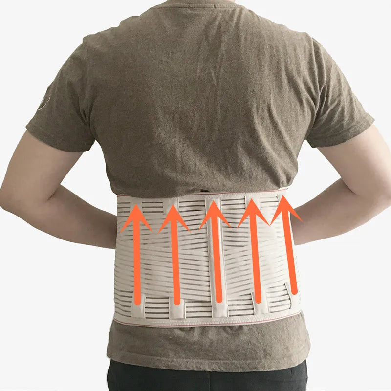Breathable Lumbar Back Brace for Men and Women