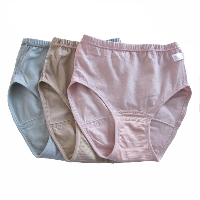 Women's Washable Incontinence Briefs, 3-Pack