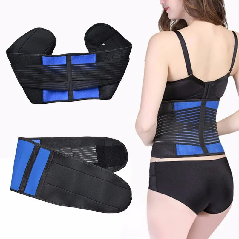 Double-Pull Lower-Back Support Brace