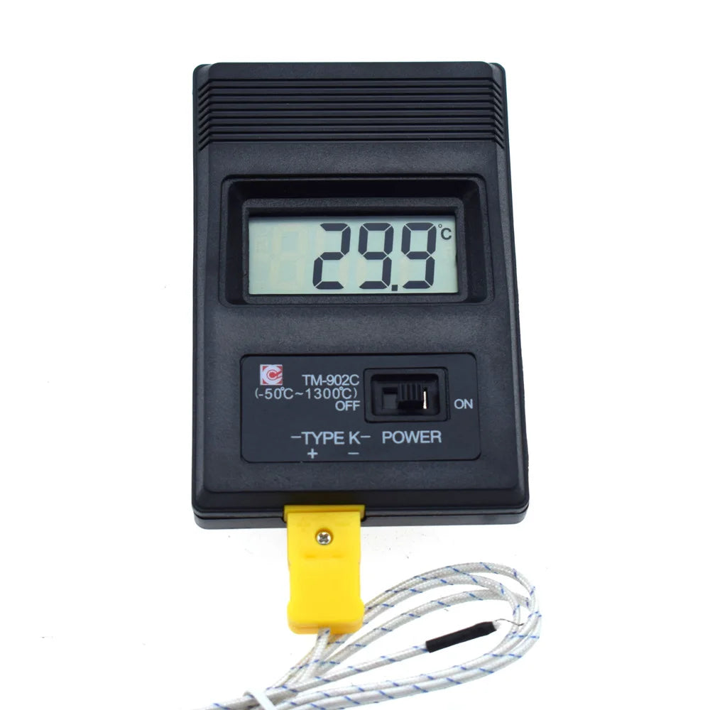 Handheld Type K Digital Thermometer, -50°C to 1300°C