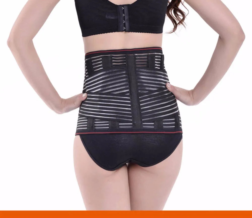 Lower Back Brace Lumbar Corset, Breathable High-Elastic Waist Belt