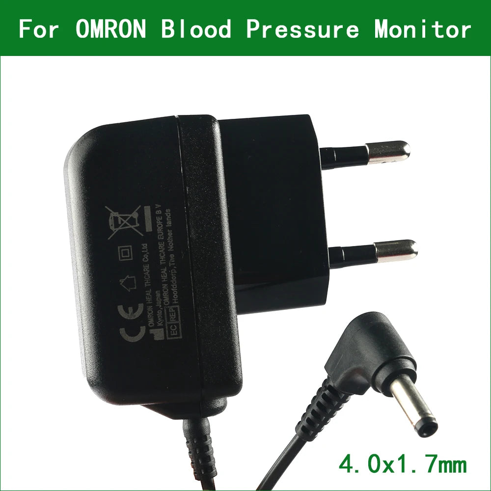 6V Power Adapter for Select OMRON Blood Pressure Monitors