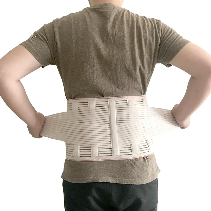 Breathable Lumbar Back Brace for Men and Women