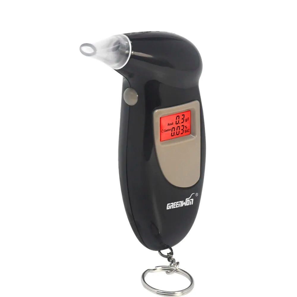 Medwell Breathalyzer Keychain, Digital Alcohol Tester with LCD