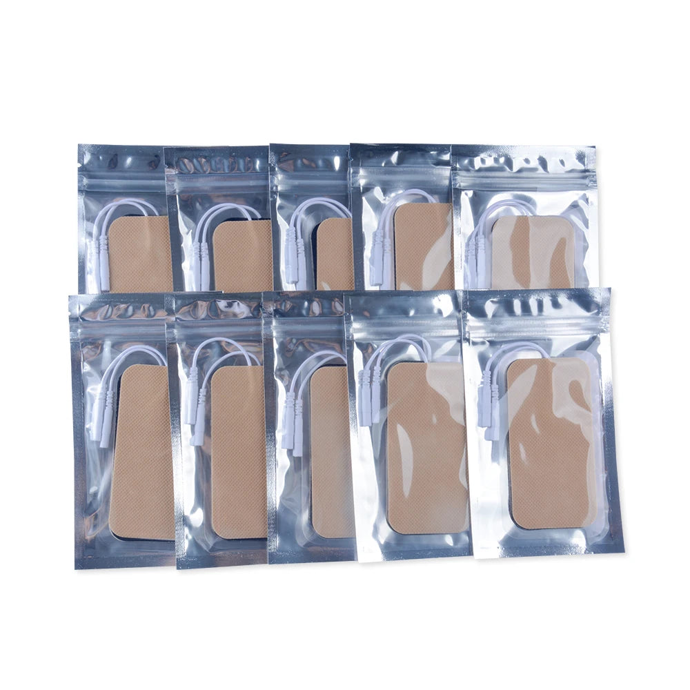TENS Electrode Pads, 10 Pairs, 5 x 10 cm