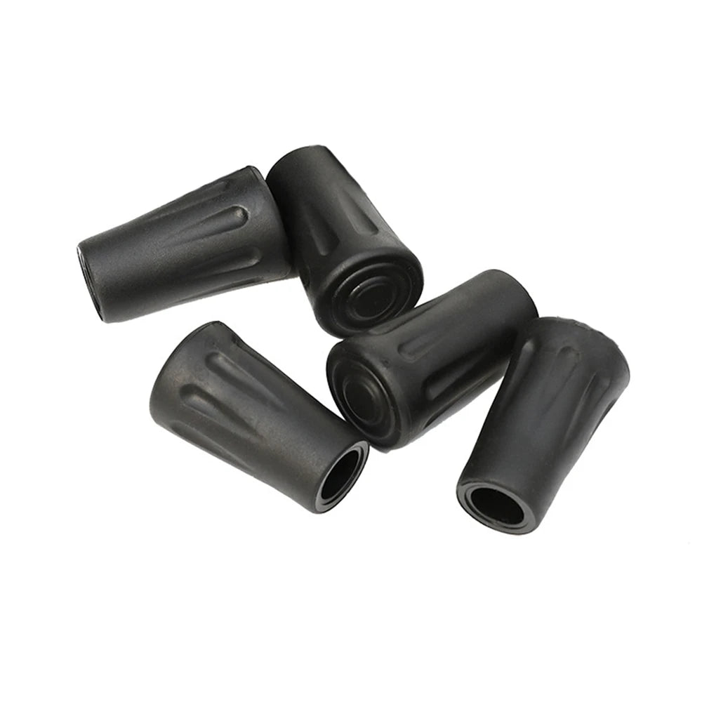 Trekking Pole Rubber Tip Covers, 5-Piece Set