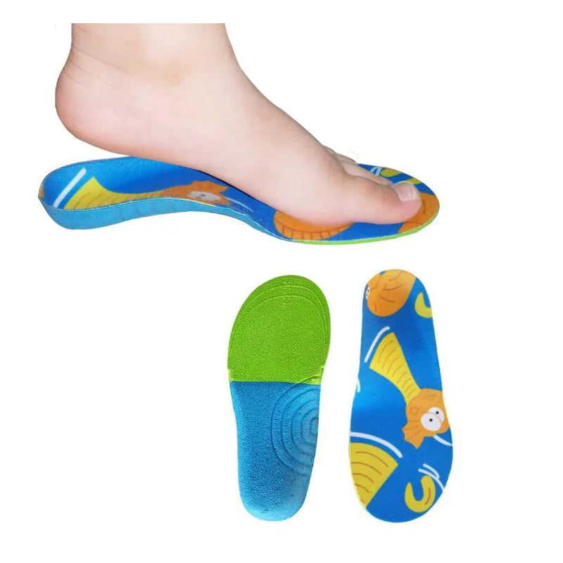 Children’s Arch Support Insoles with Animal Prints