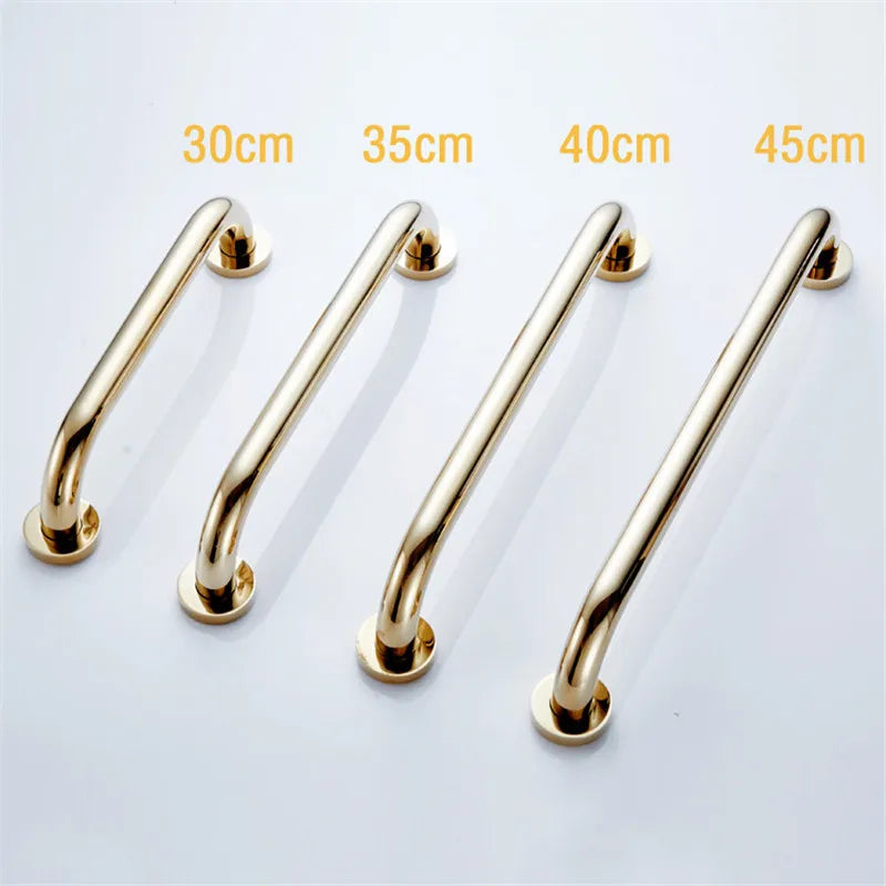 Copper Bathroom Grab Bar, 30–50 cm