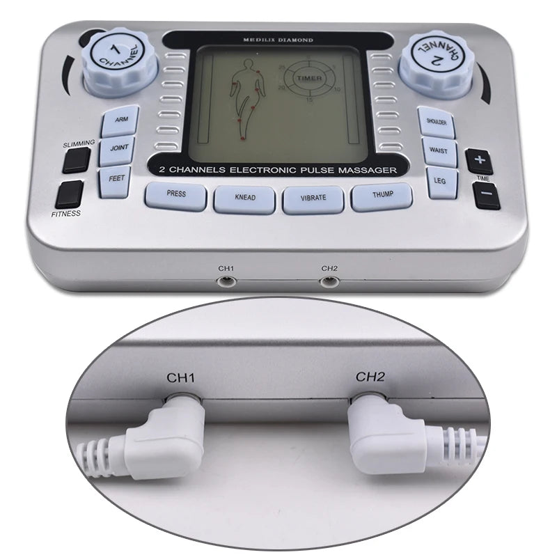 TENS and EMS Muscle Stimulator with Pads