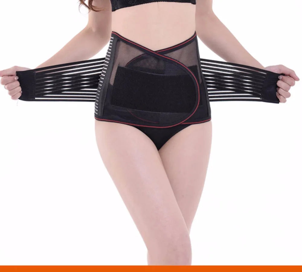 Lower Back Brace Lumbar Corset, Breathable High-Elastic Waist Belt