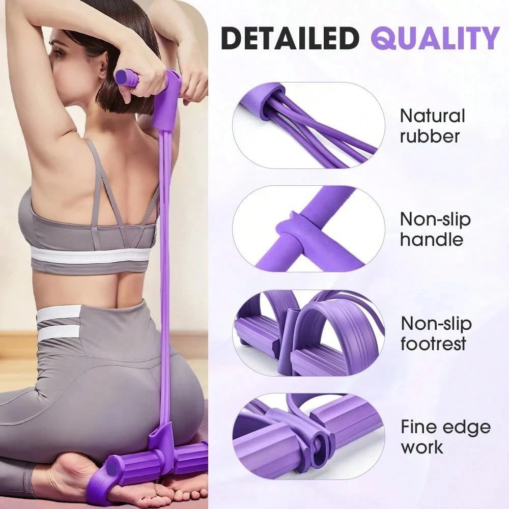 Foot Pedal Resistance Bands for Home Exercise