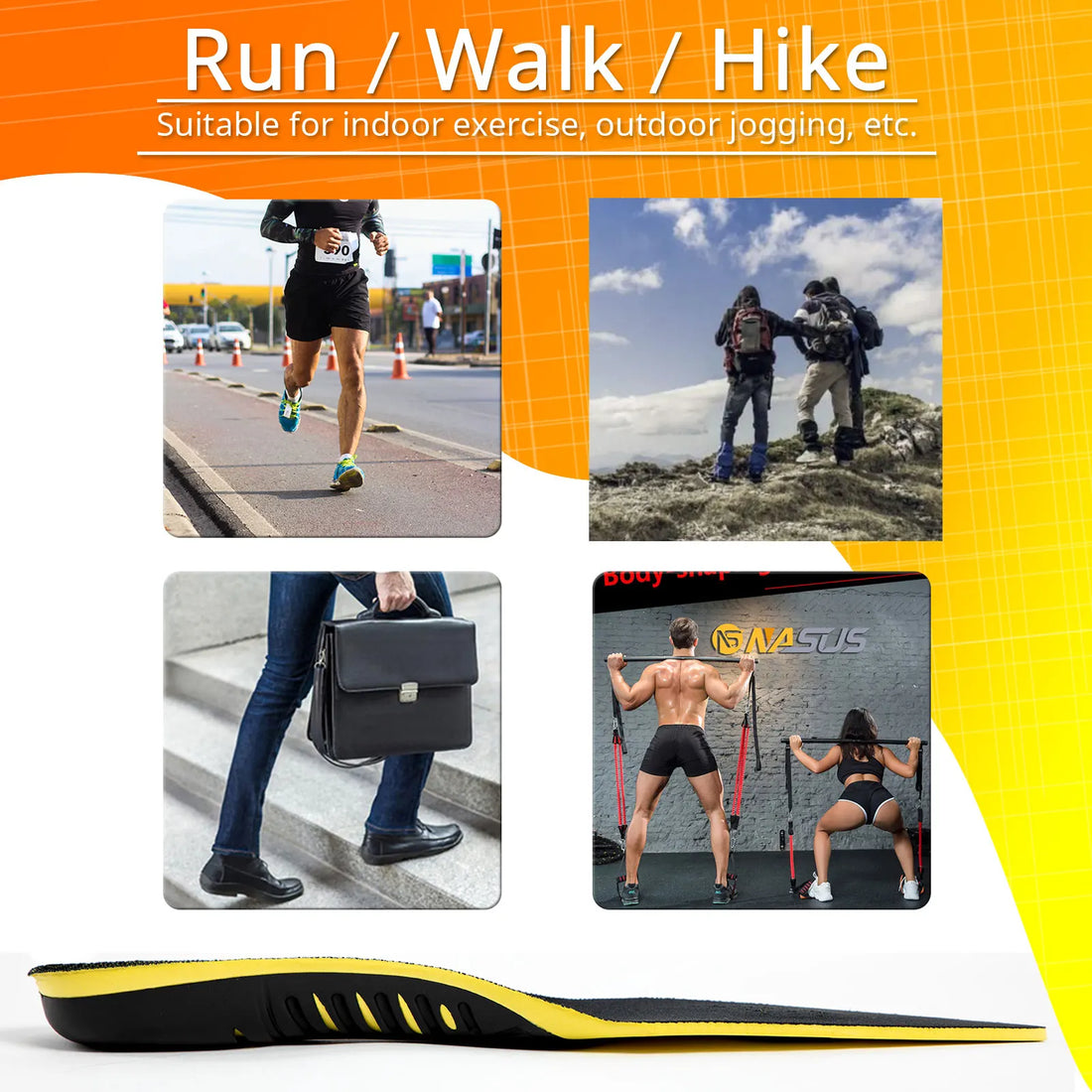 EVA Arch Support Insoles for Men and Women