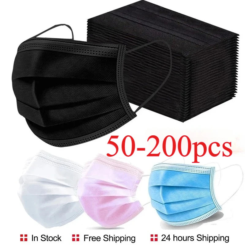 Disposable 3-Layer Earloop Face Mask