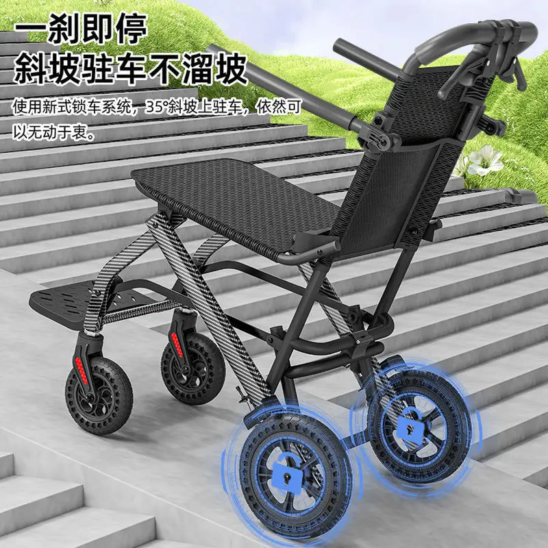Ultra-Light Folding Push Scooter for Seniors, 5.6 kg