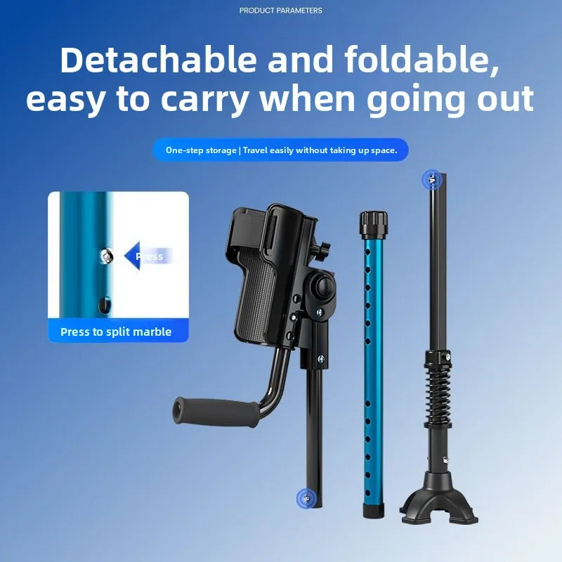 Foldable Elbow Crutches with Height Adjustment