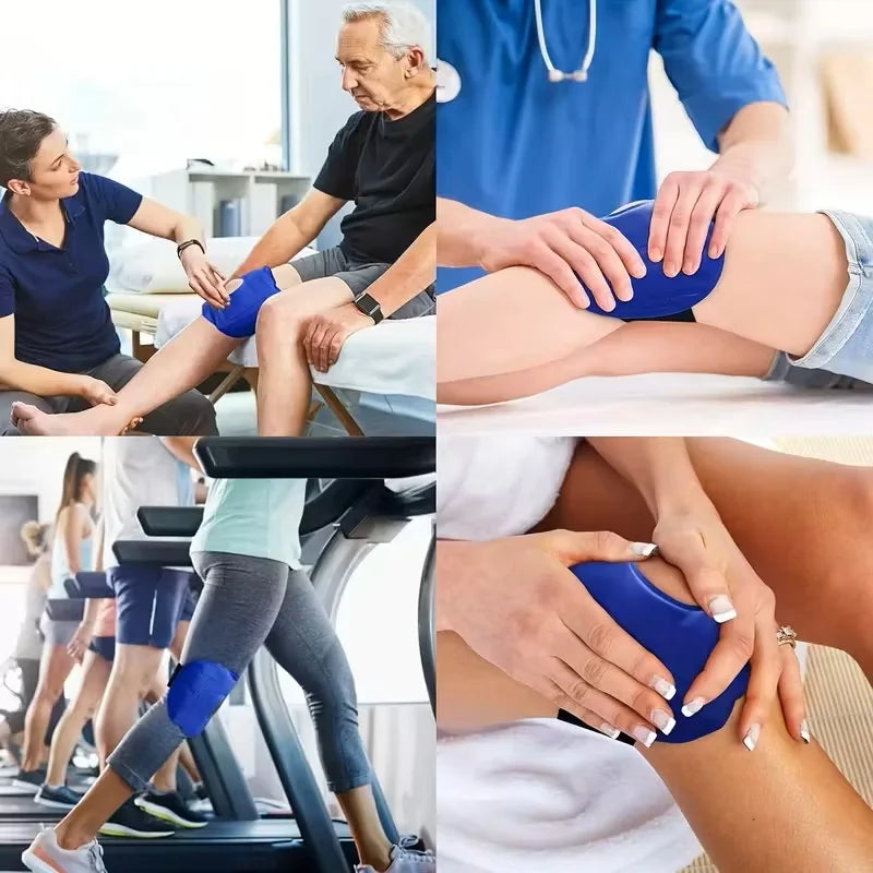 Reusable Knee Ice Pack Wrap for Cold Therapy