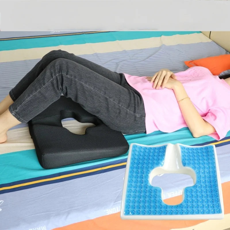 T-Opening Support Cushion for Wheelchair or Stool