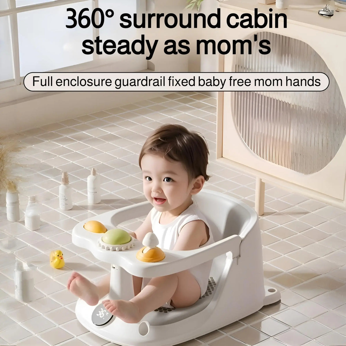 Baby Bath Chair with Suction Base