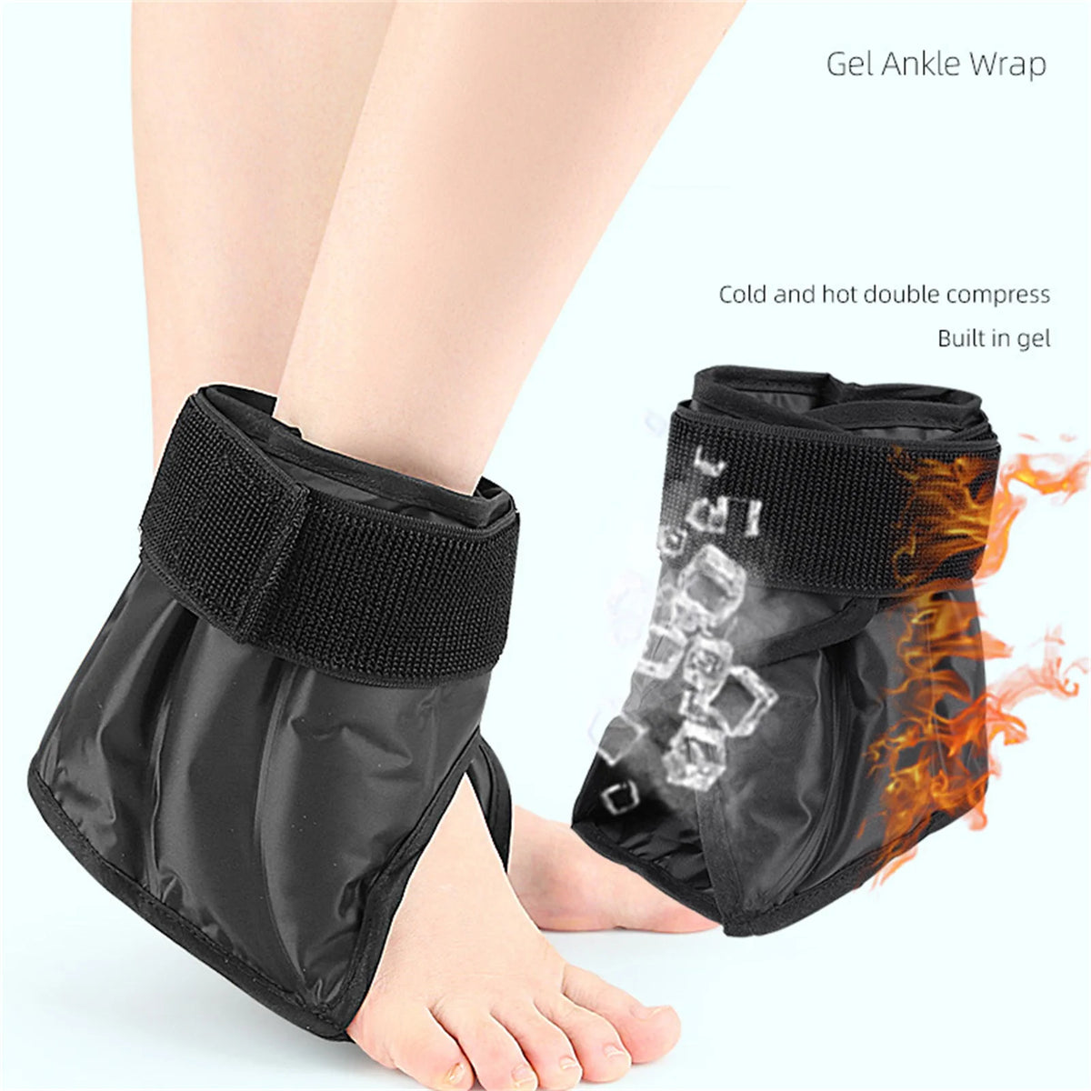 Ankle Support Compression Brace with Gel Therapy Wrap