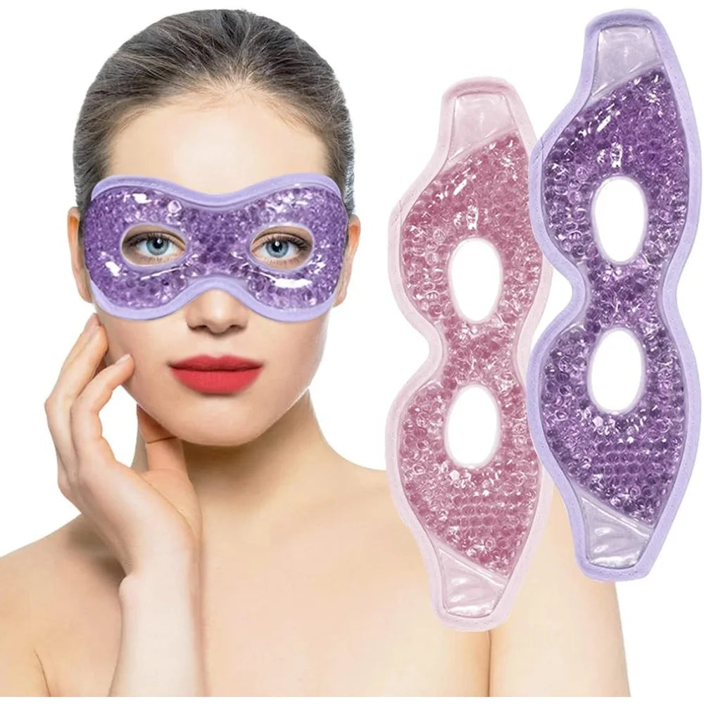Reusable Hot and Cold Gel Eye Mask with Eye Holes