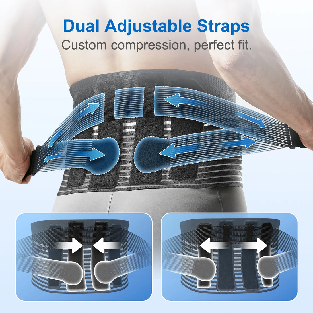 Adjustable Lumbar Brace for Waist Support