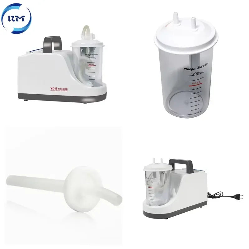 Portable Electric Saliva Aspirator with Bottle