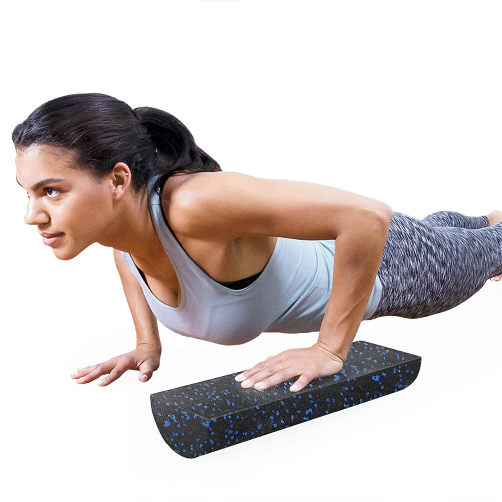 Half-Round Foam Roller for Yoga, 30 cm