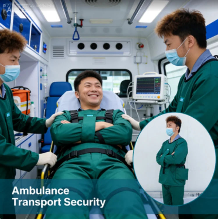 Full-Body Patient Restraint Gown