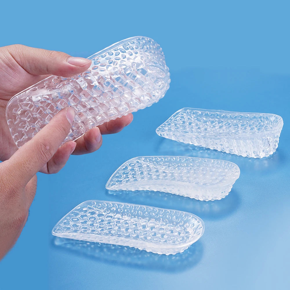 Silicone Heel Lift Insoles with Arch Support