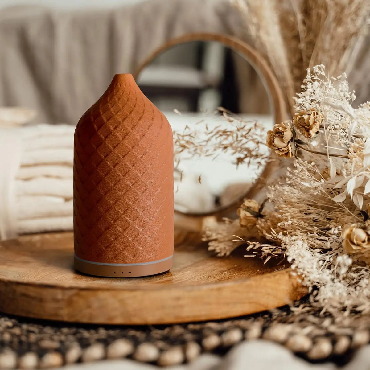 Ceramic 120ml Aromatherapy Diffuser with LED Lights