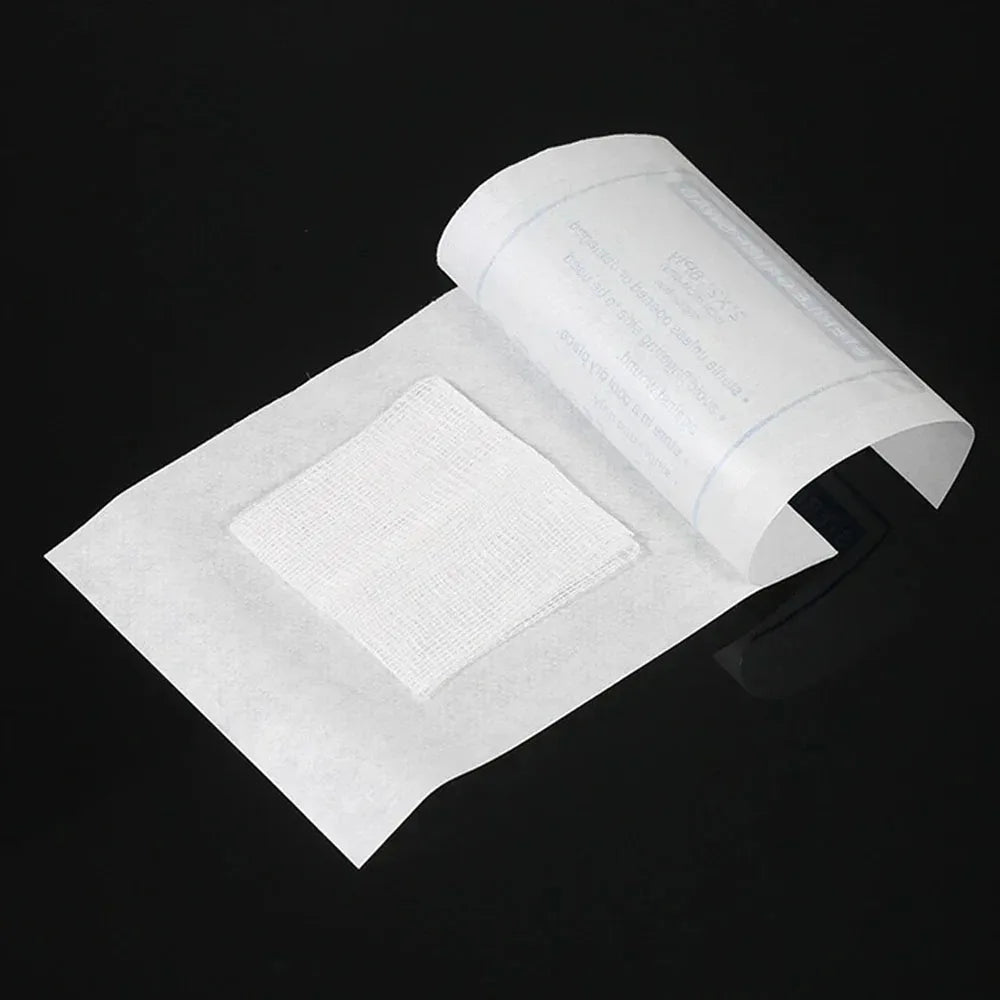 Individually Wrapped Sterile Gauze Pads, 8-Layer Cotton Dressing