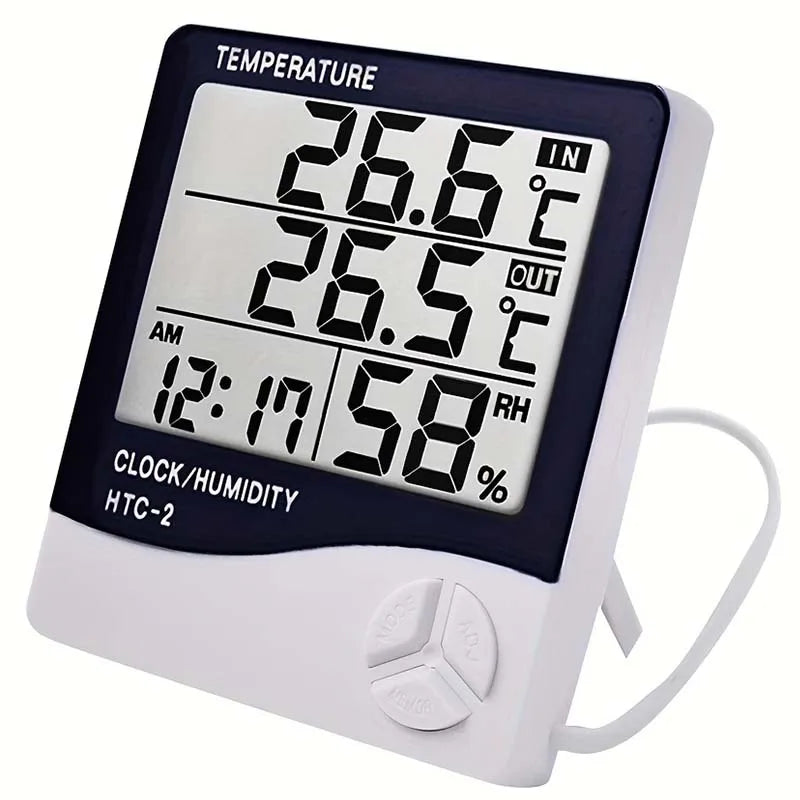 LCD Digital Thermometer and Hygrometer for Indoor Rooms