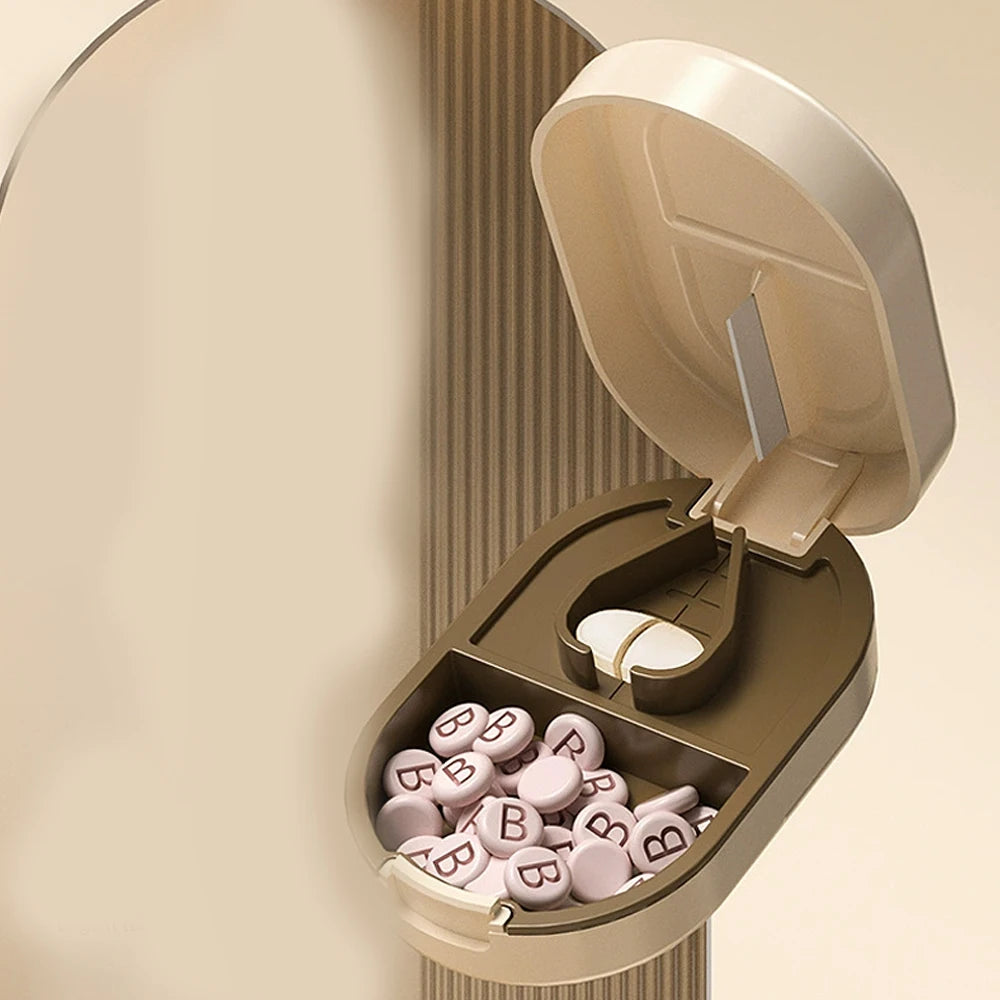 Pill Cutter and Splitter for Halving and Quartering Pills
