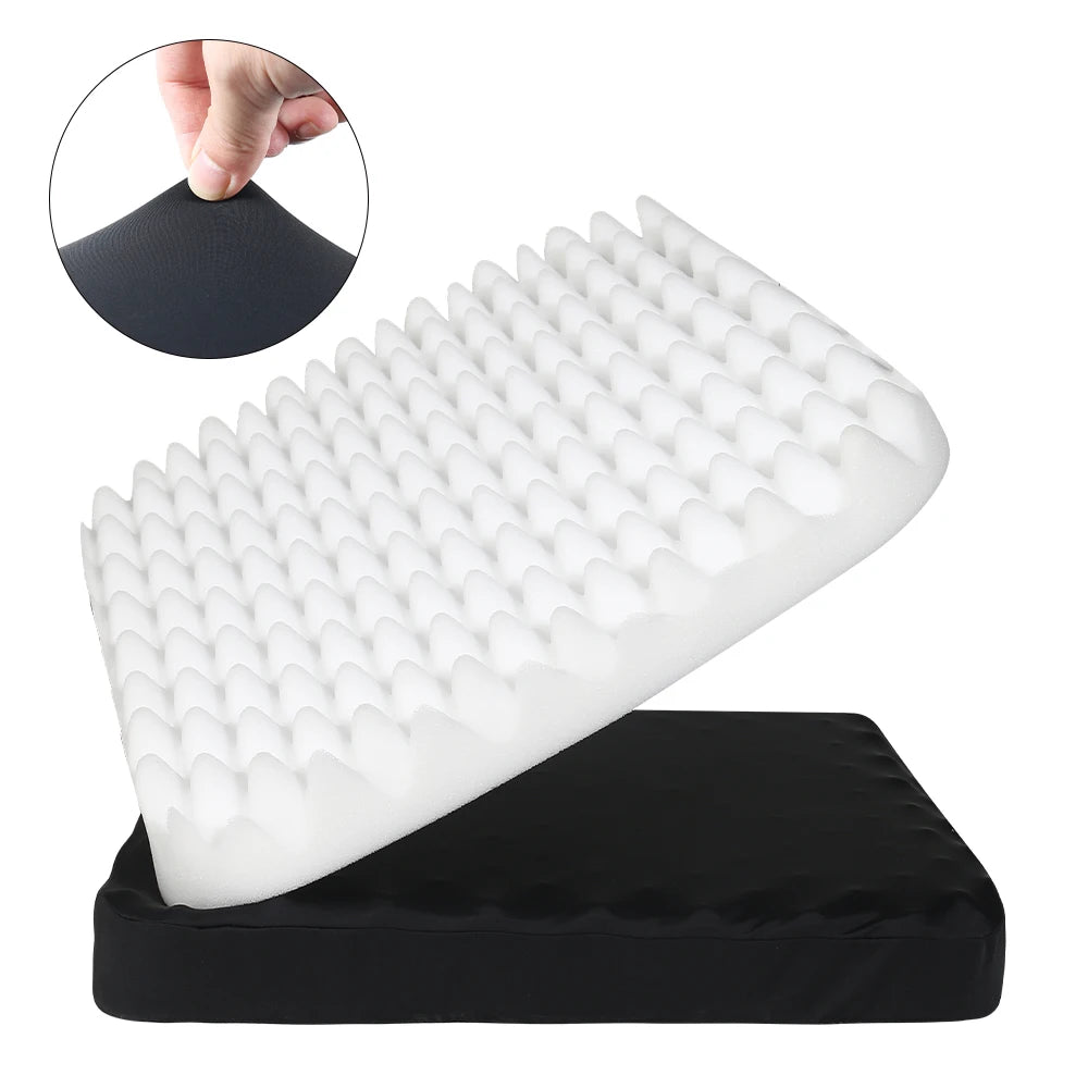 Cool Memory Foam Seat Cushion for Chairs and Wheelchairs