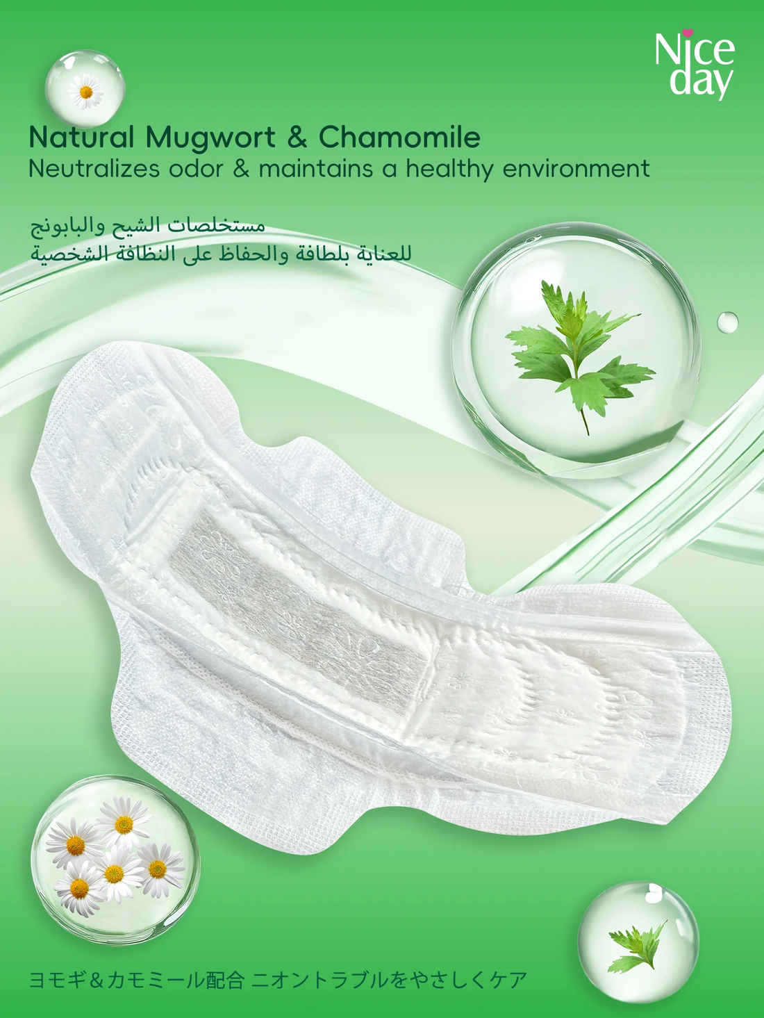 Mild Incontinence Pads for Urine and Menstrual Fluid