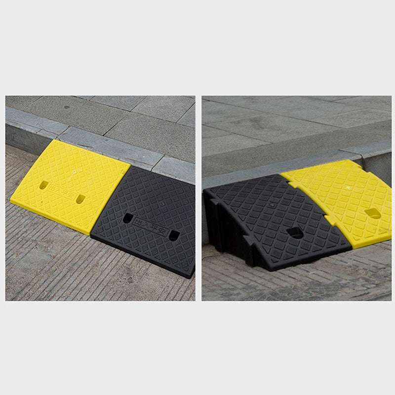 Non-Slip Plastic Kerb Ramp, 30/40/50 mm Heights, 1 Piece