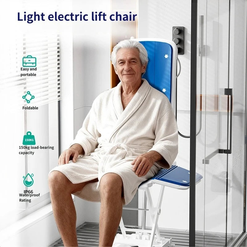 Electric Bath Lift Chair with Adjustable Height