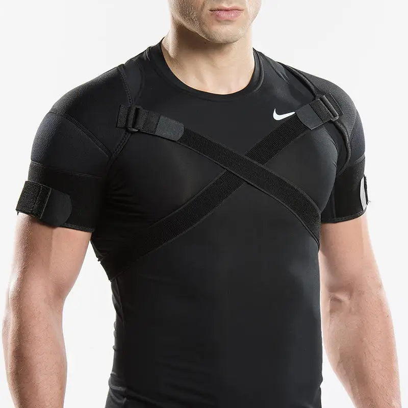 Adjustable Shoulder Support Brace with Cross Compression