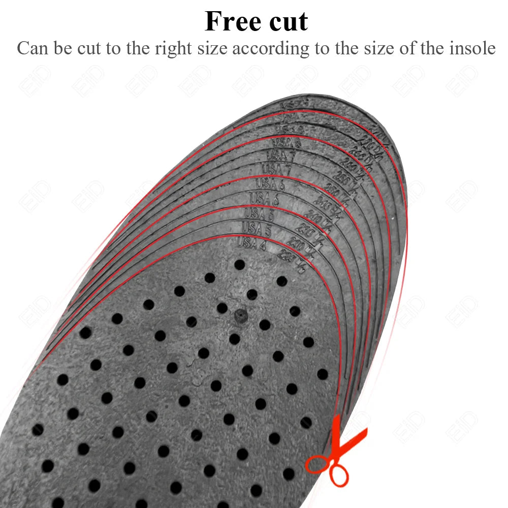 Adjustable Height-Increasing Insoles with Arch Support