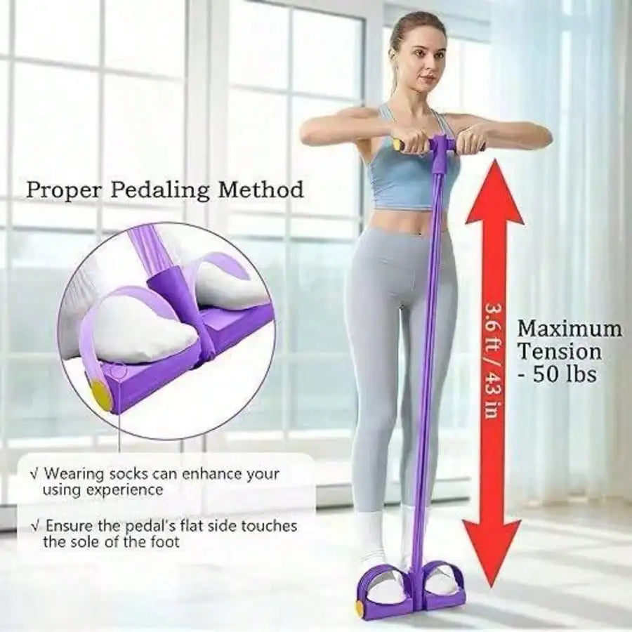 Pedal Resistance Bands for Home Exercise